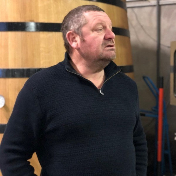 Patrick Jasmin in the cellar