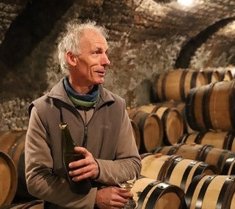 Vincent Dauvissat in the cellars of his Domaine