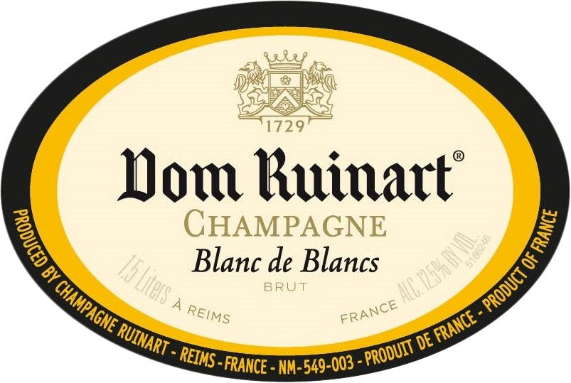 Ruinart NV Brut Blanc de Blancs Reims France Champagne