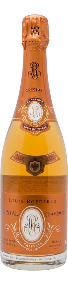 Louis Rose 2002 Roederer SommPicks 750ml Cristal Brut Champagne –