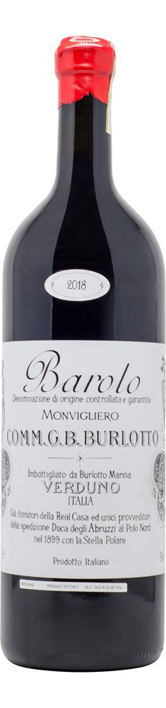 2018 Comm. G.B. Burlotto Barolo Monvigliero 3.0L – SommPicks