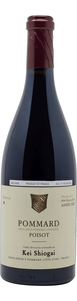 ケイ シオガイ ポマール 2020 Kei Shiogai Pommard 2020 Kei Shiogai Pommard Poisot 750ml – SommPicks