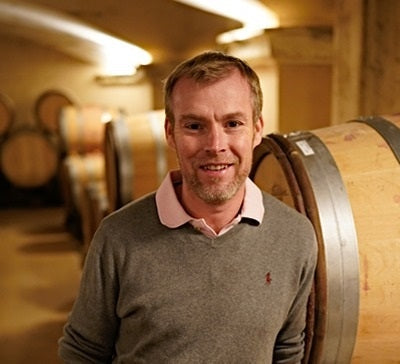 Benjamin Leroux in his cellar