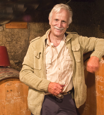 Bernard Faurie makes single vineyard Syrah from old vines in Hermitage