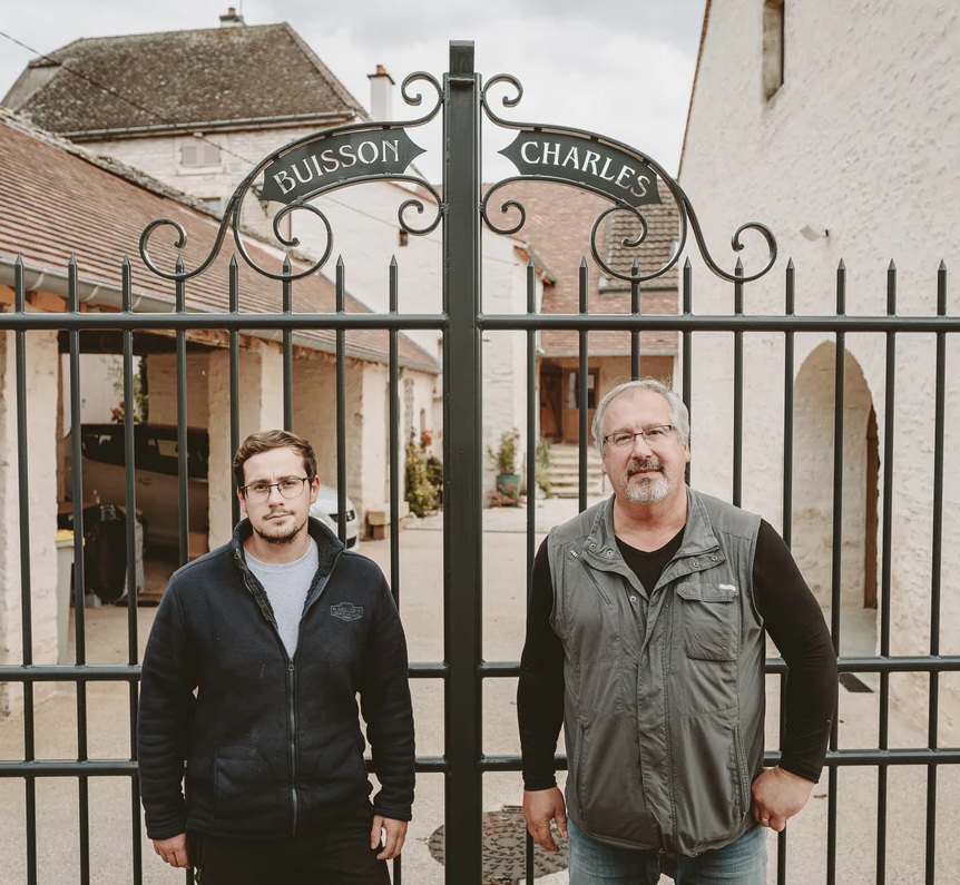 Patrick Essa and his son Louis, 5th generation winemaker of Domaine Buisson-Charles