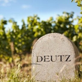 Deutz vineyard stone sign