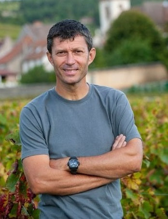 Christophe Roumier in the vineyards of Domaine Georges Roumier