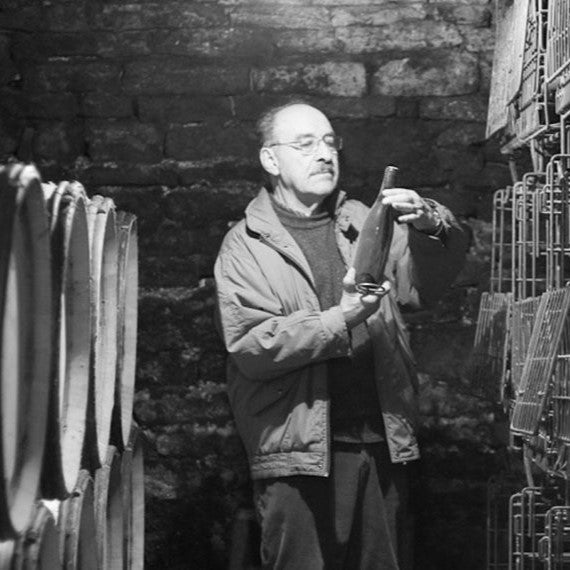 Michel Niellon in the cellar