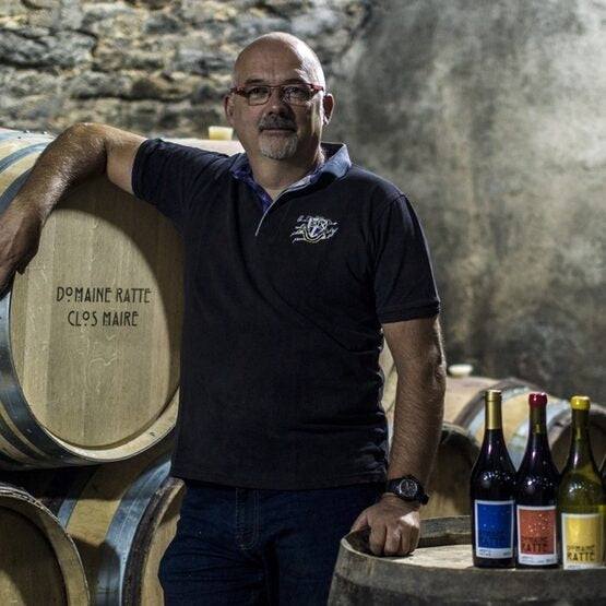 Michel-Henri Ratte in the cellar