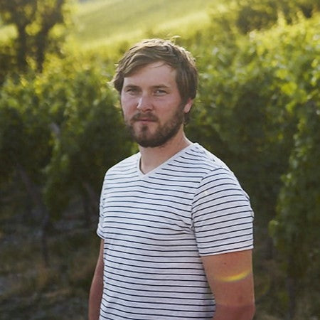 Julian in the vineyard