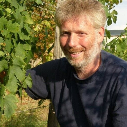 Jean-Baptiste Menigoz in the vineyard