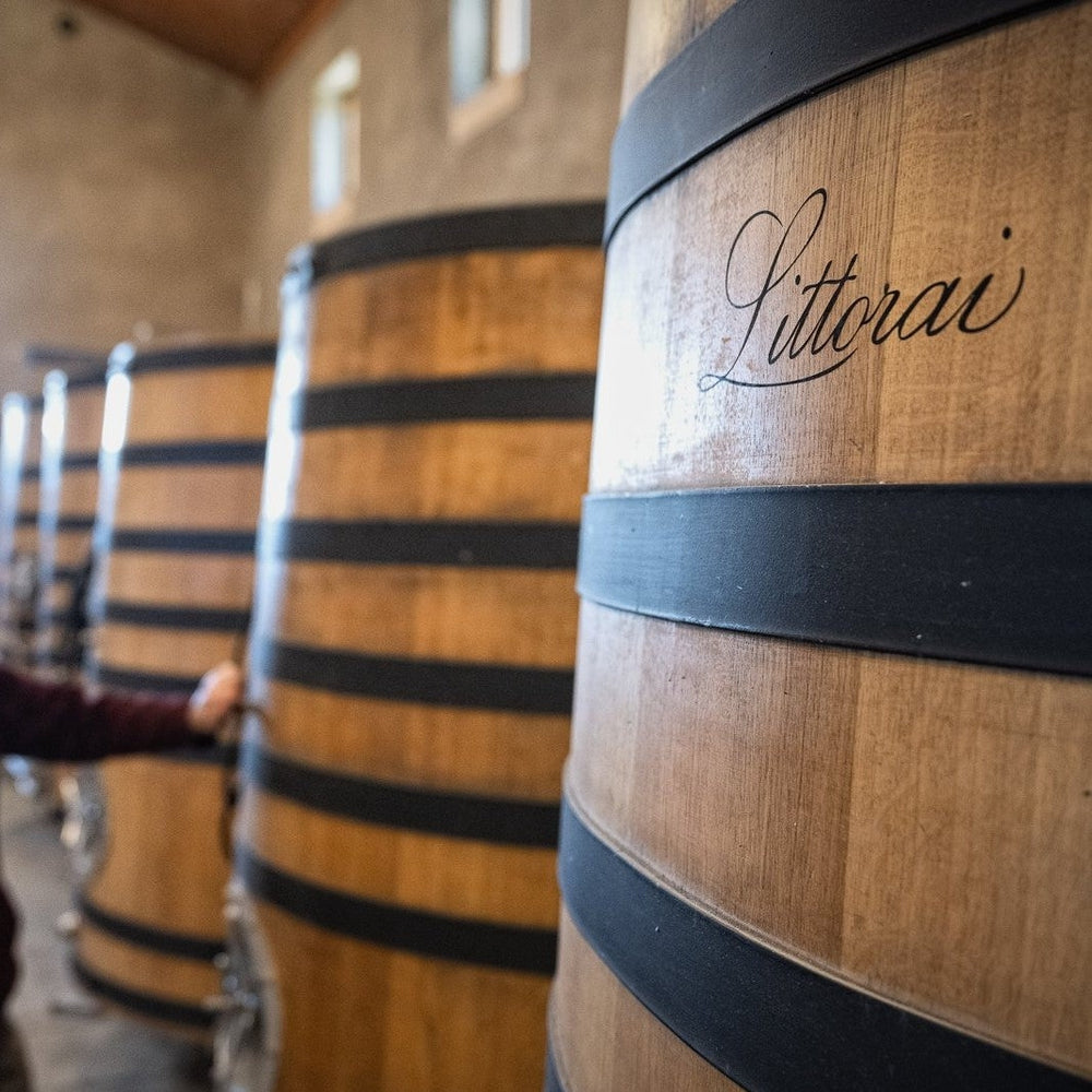 Littorai wine barrels