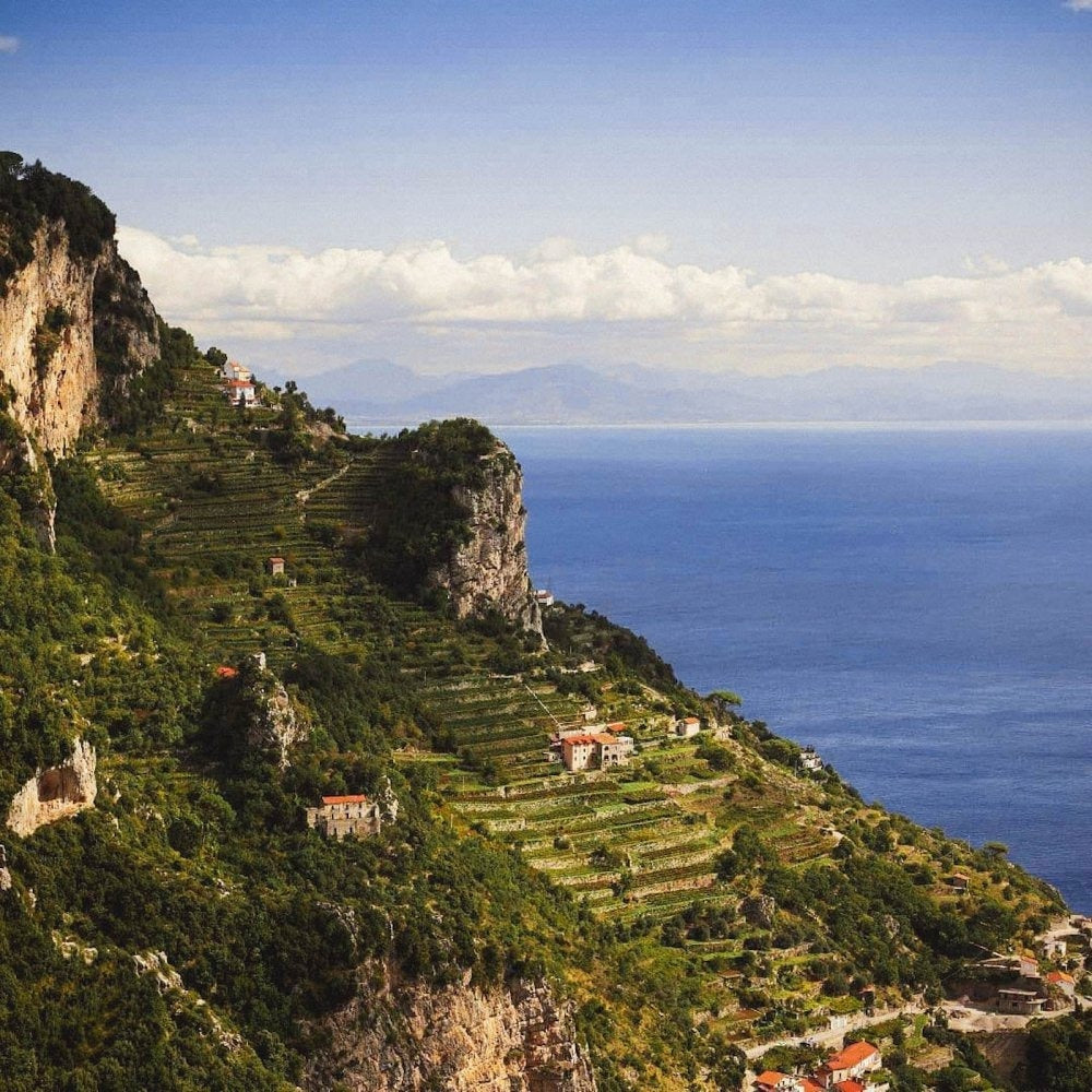 Cantine Marisa Cuomo overlooking the Amalfi Coast