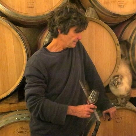 Yves Gangloff in the cellar