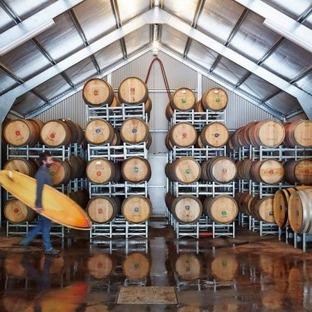 Barrel room at Ochota Barrels