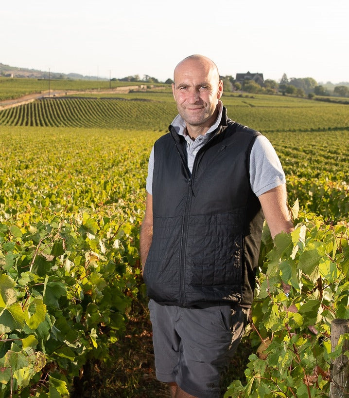 Pierre-Yves Colin in his vineyards