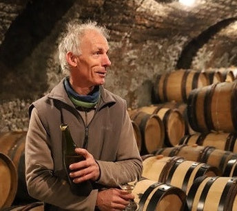 Vincent Dauvissat in the cellars of his Domaine 