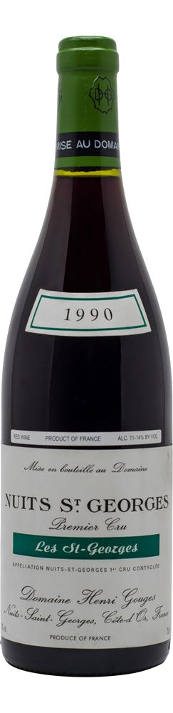 1990 Domaine Henri Gouges Nuits St. Georges 1er Cru Les Saint Georges ...