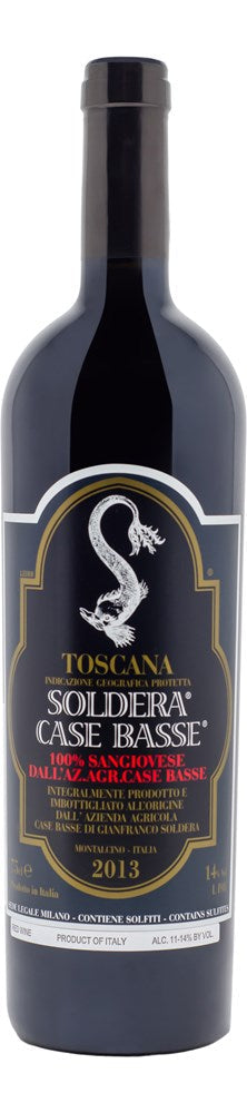 2013 Soldera (Az. Agr. Case Basse) Sangiovese Toscana IGT 750ml