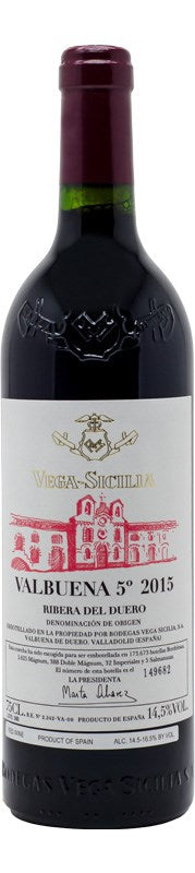 2015 Bodegas Vega-Sicilia Ribera del Duero Valbuena 5 750ml