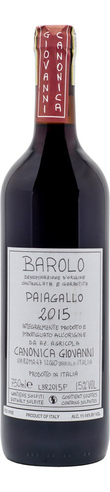 2015 Giovanni Canonica Barolo Paiagallo 750ml