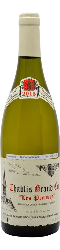 2015 Vincent Dauvissat Chablis Grand Cru Preuses 750ml