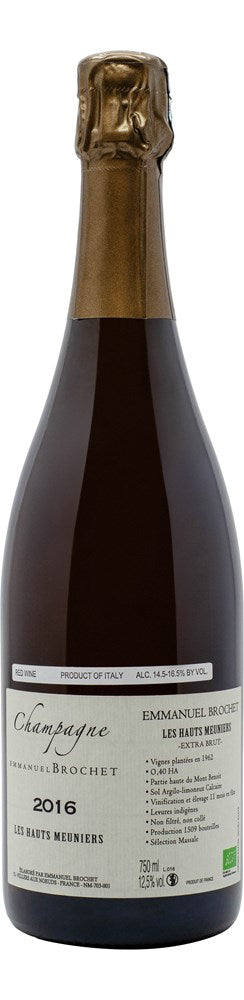 Emmanuel Brochet - Les Hauts Meuniers 2016, Extra Brut