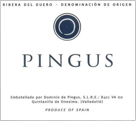2019 Dominio Pingus Ribera del Duero 750ml