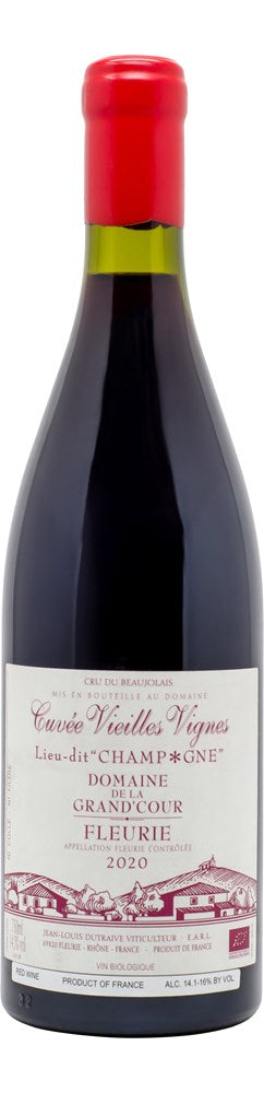 2020 Jean-Louis Dutraive (Domaine de la Grand'Cour) Fleurie Champagne Cuvee Vieilles Vignes 750ml